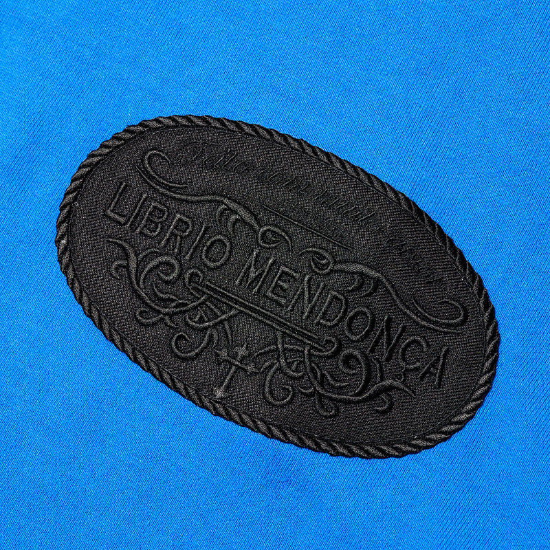 BLACK DYED CODE TEE / BLUE