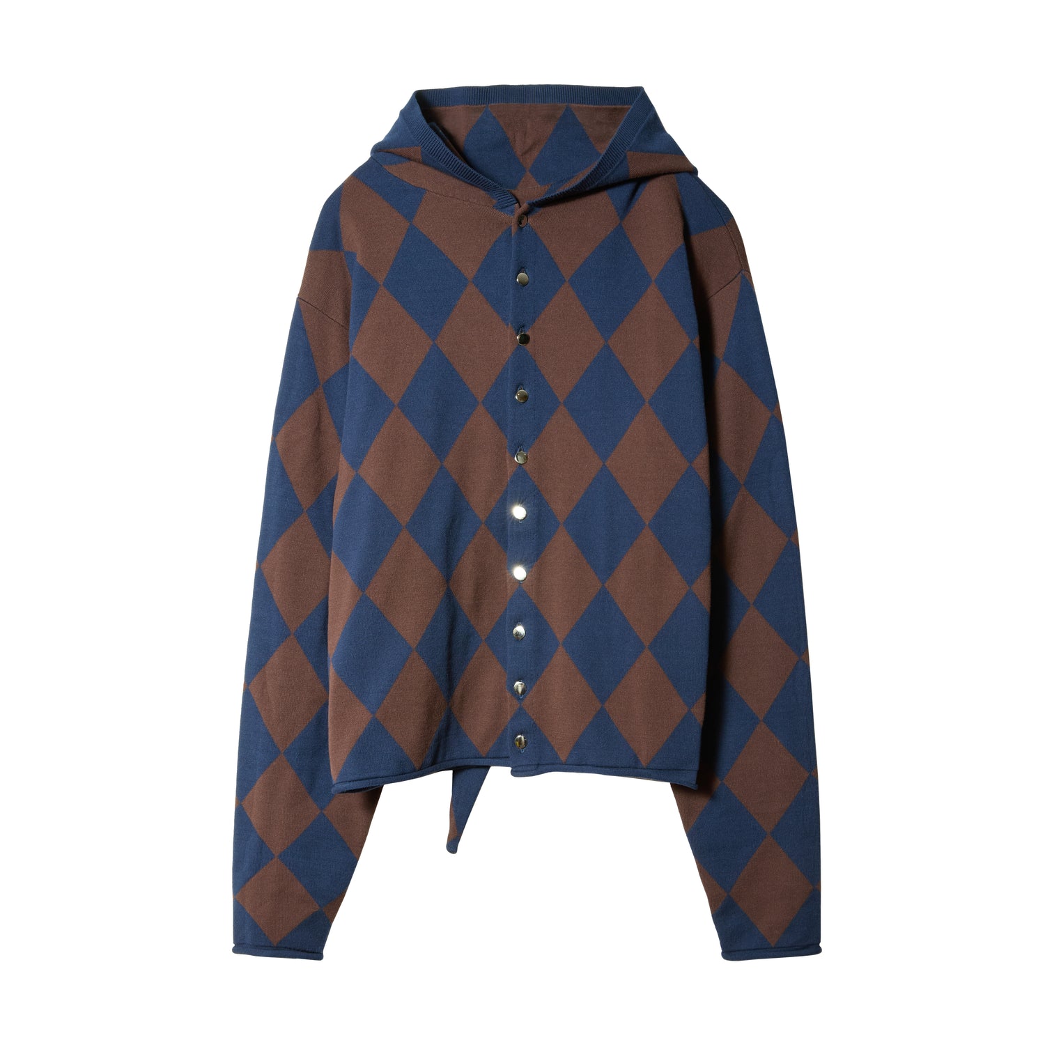 ARGILE KNIT CARDIGAN / NAVY BROWN