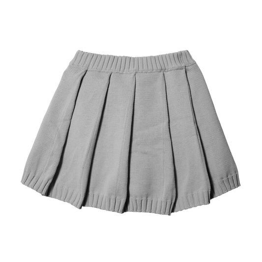 KNIT PLEATS SKIRT