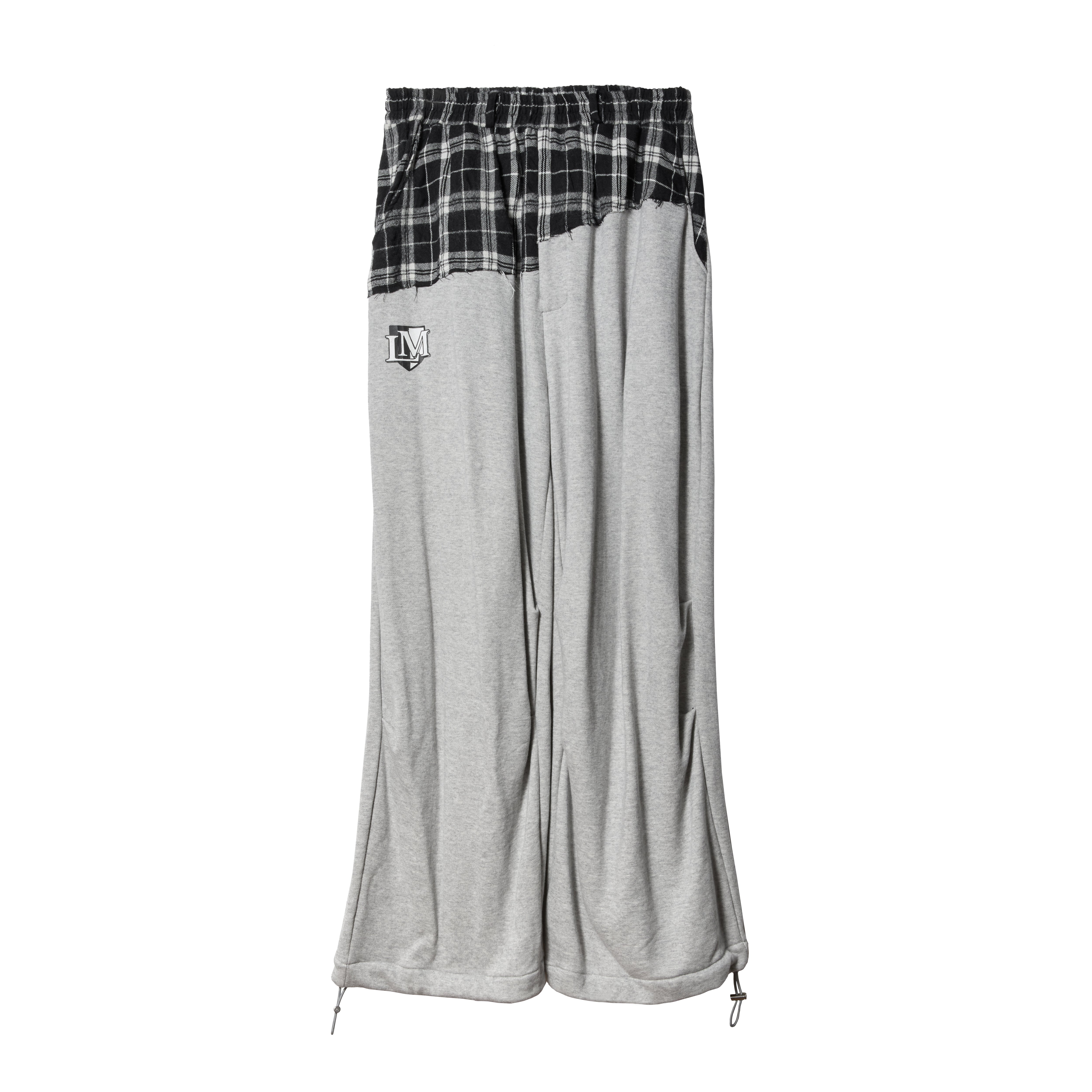 CHECK SHIRT MEET SWEAT PANTS / GRAY – LIBRIO MENDONÇA