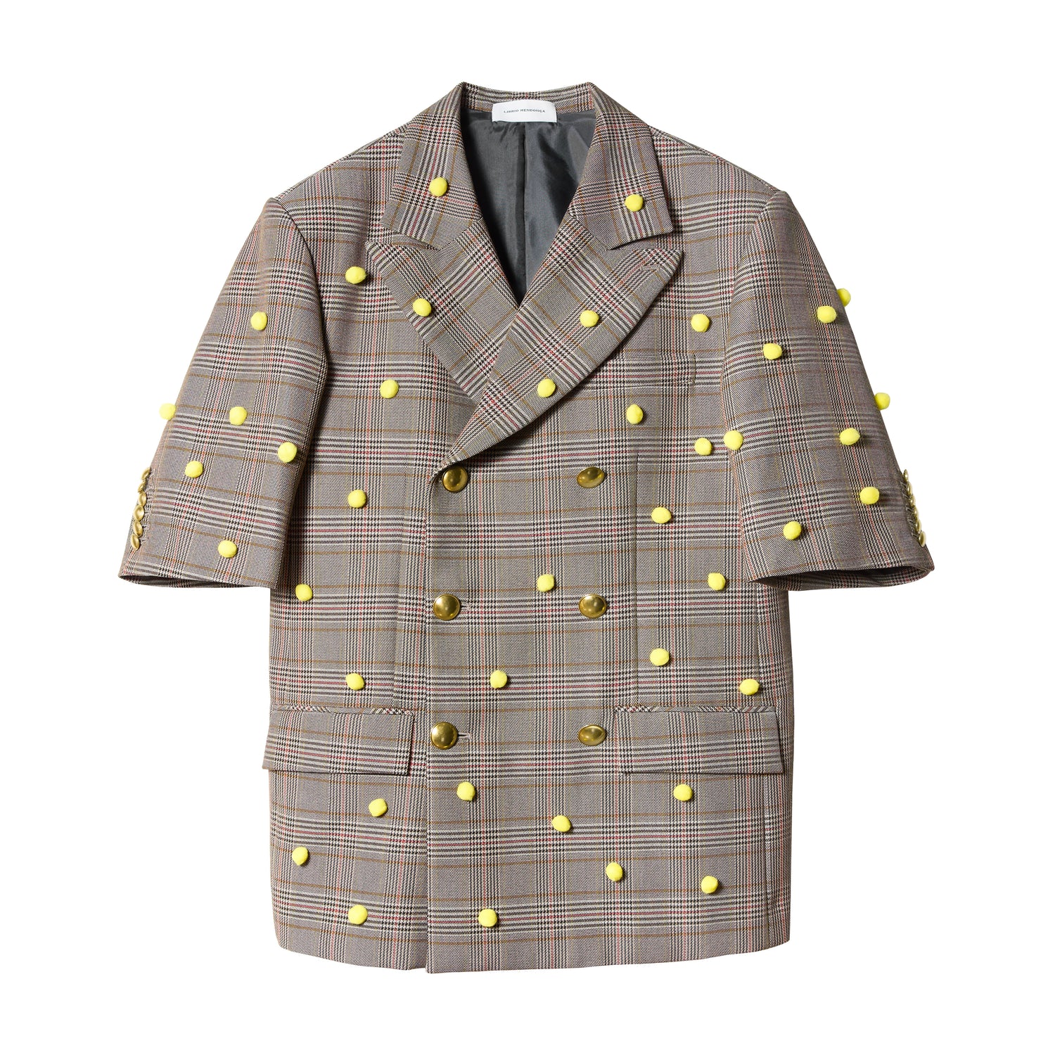 CHECK HALFSLEEVE JACKET