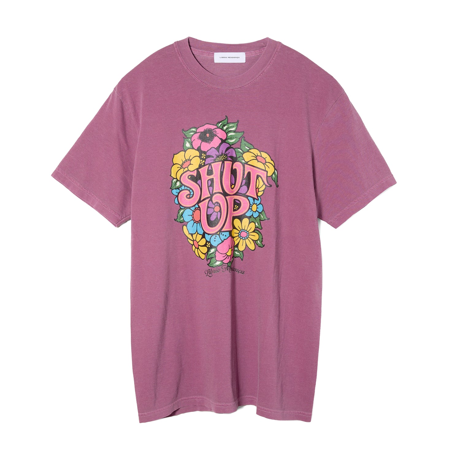 FLOWER PRINTED TEE / RED