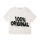 MESSAGE TEE / WHITE"100%ORIGINAL"