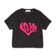 MESSAGE TEE / BLACK"LOVE"