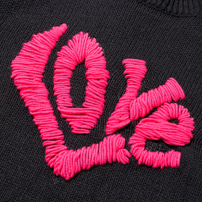 MESSAGE TEE / BLACK"LOVE"