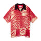 WAVE TIGER OPENCOLLOR RAYON SHIRT / RED