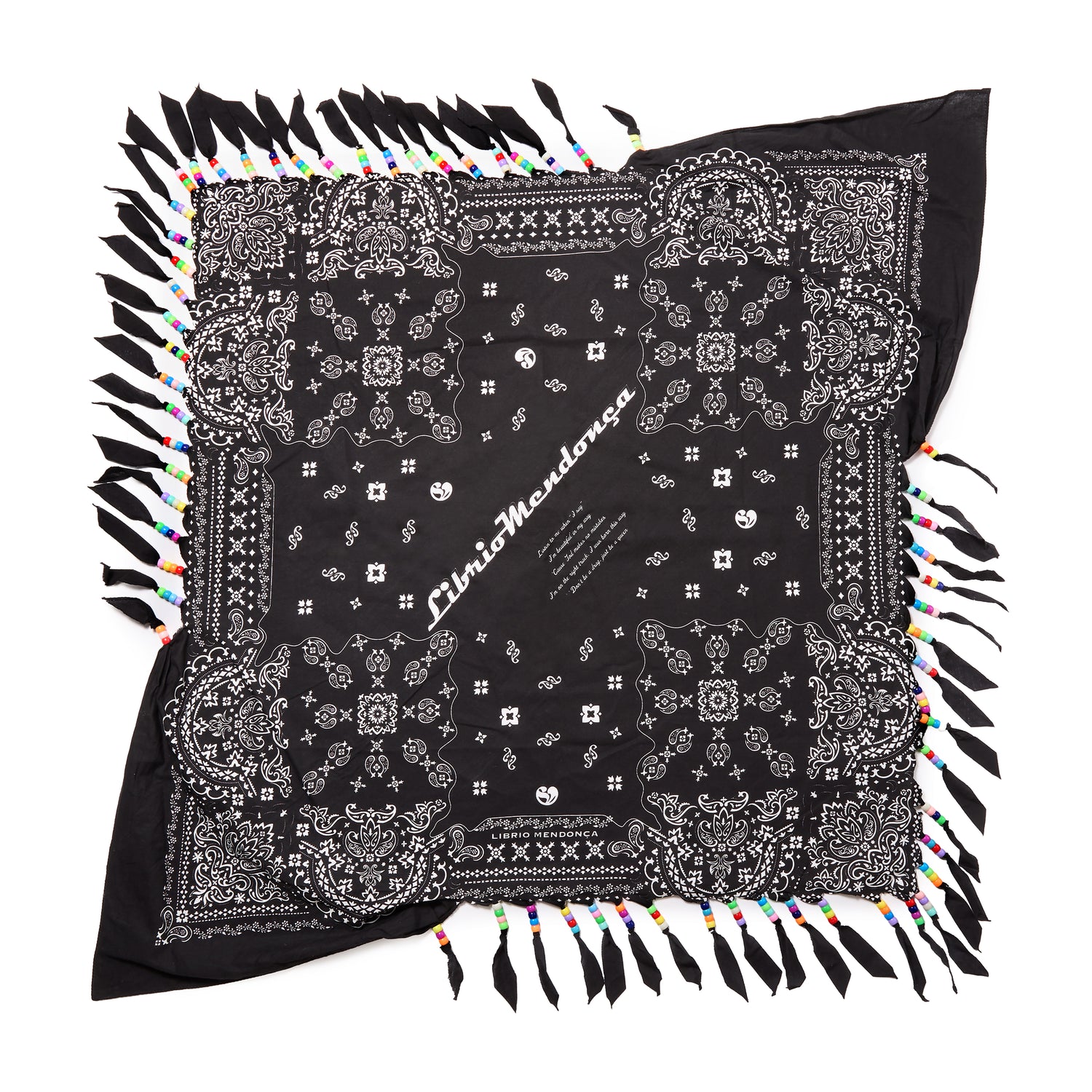 BIGSIZE HEART FRINGE BANDANA