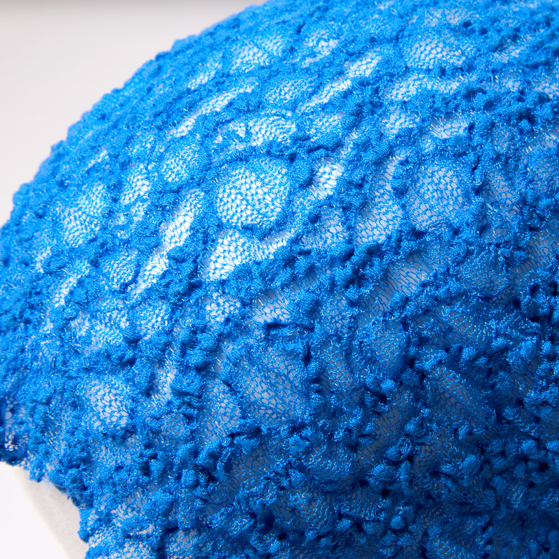 LACE BEANIE / BLUE