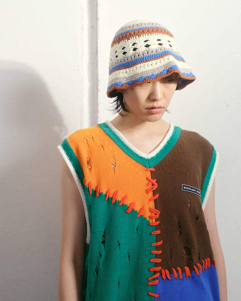 CROCHET CAP (COOL COLOR)