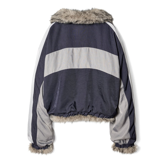 REVERSIBLE FUR JACKET / BEIGE